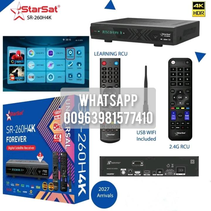 StarSat SR-260H4K UNIVERSAL NEW 2026