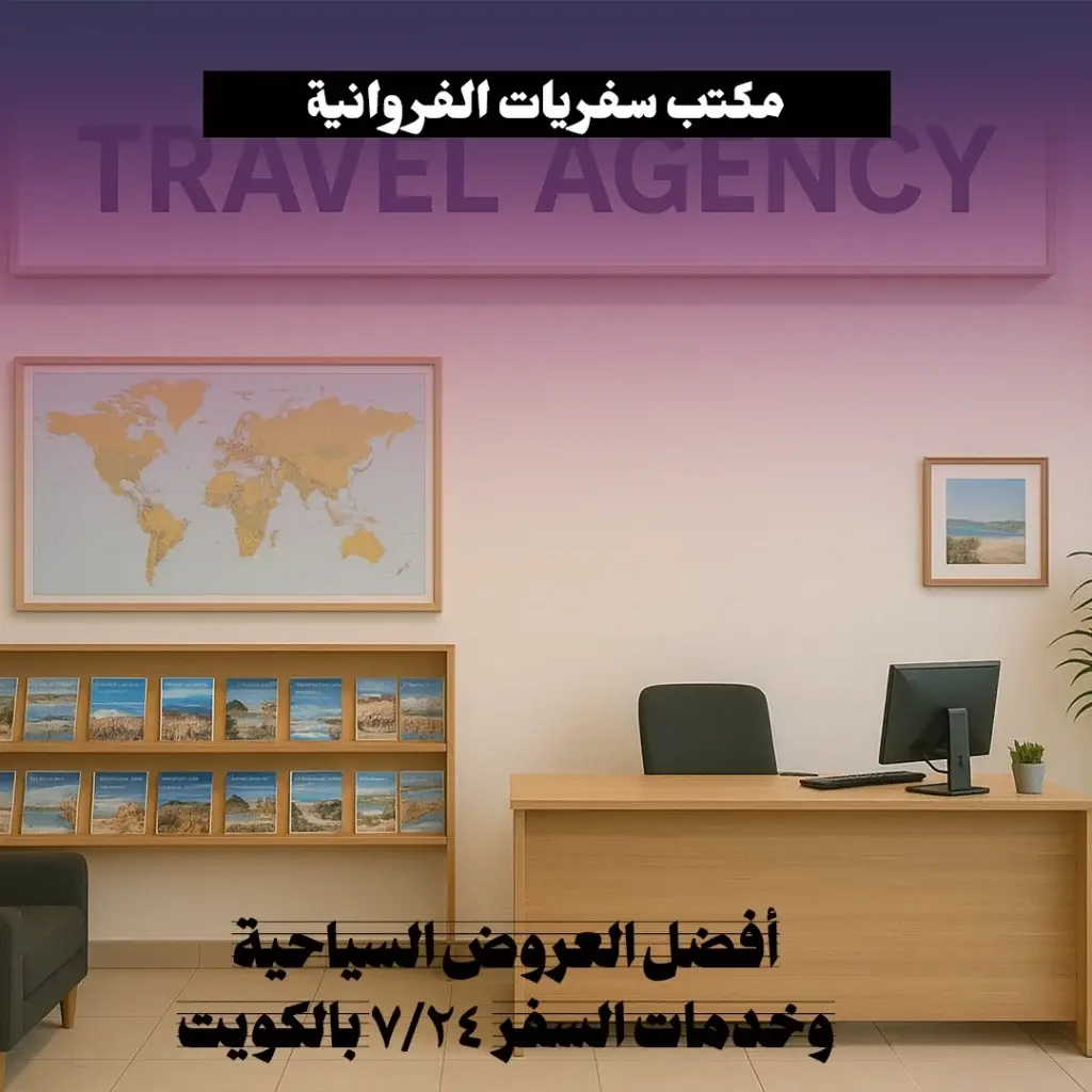 مكتب سفريات الفروانية 98581336 📞 خدمة 24/7