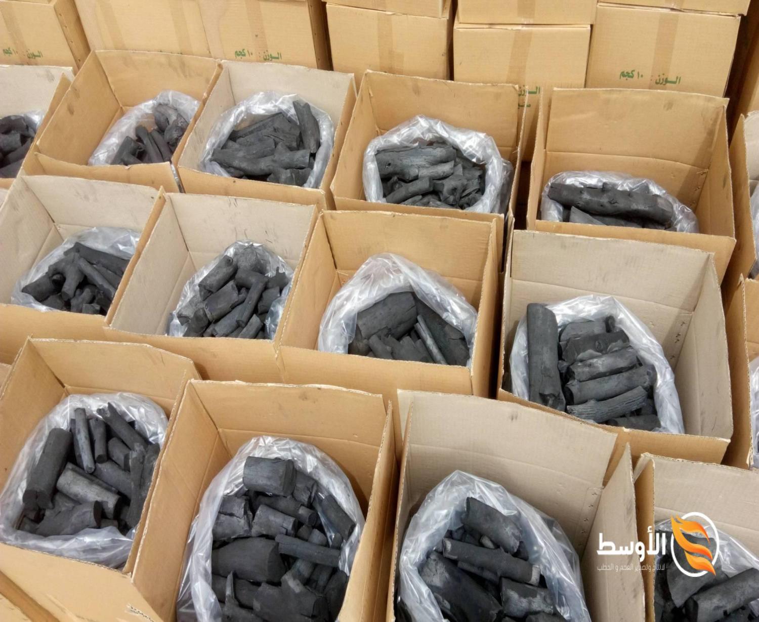 فحم طبيعي (نباتي ) للتصدير