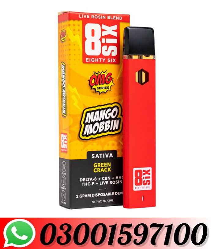 Eighty Six OMG Series Disposable Vape 2G In Pakistan=03001597100