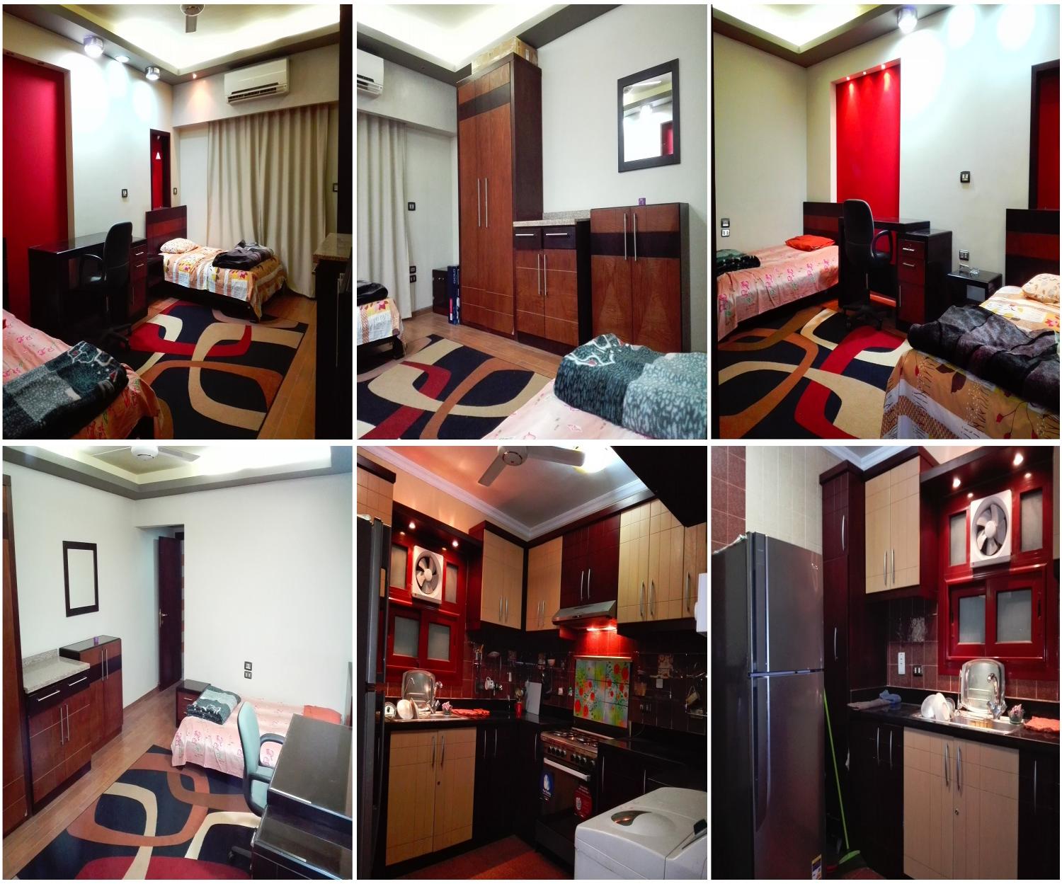 غرفة راقية بحمام خاص للإيجار بموقع متميز في ميدان الحصري بـ6 أكتوبر