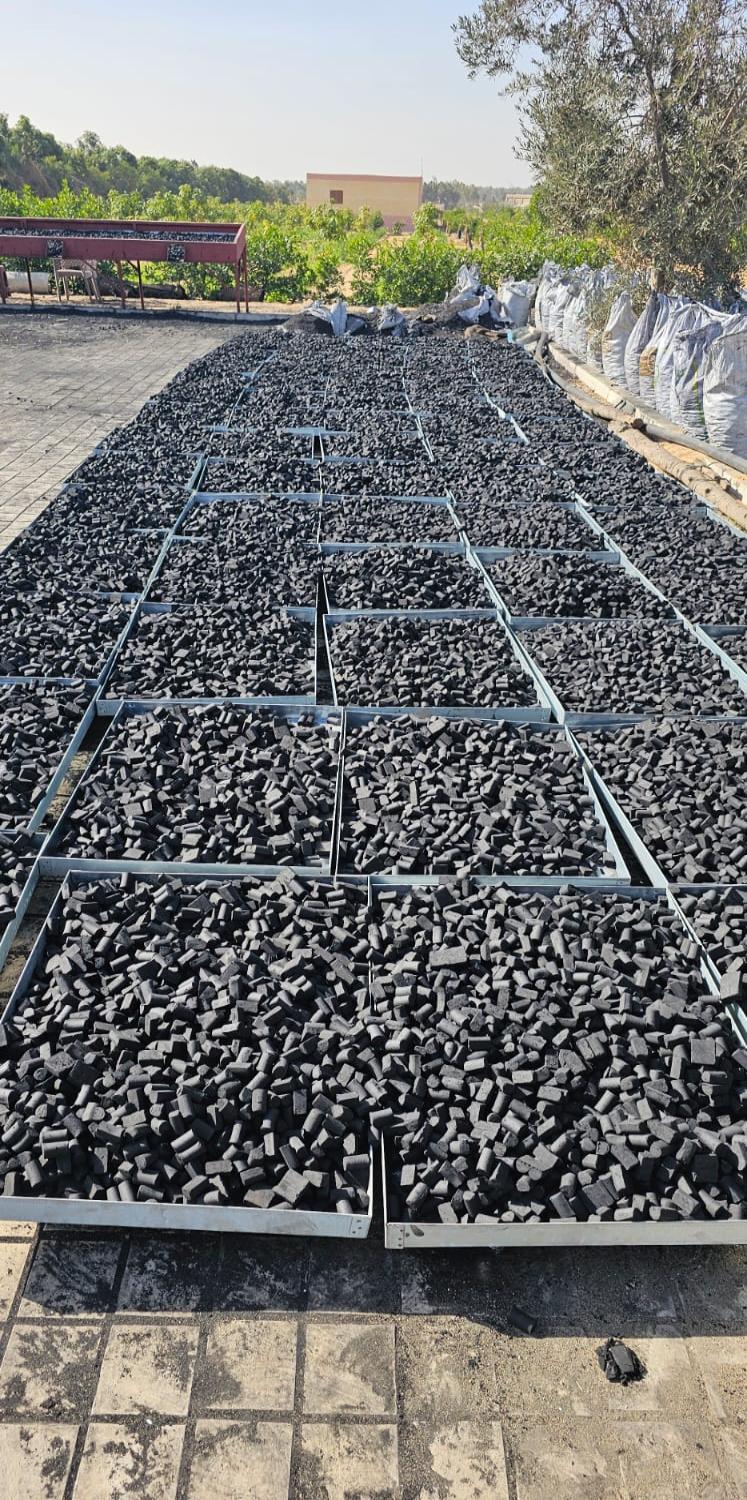 فحم نصف قطر - فحم بخور وشيشة مضغوط ( hexagonal ) - استمتع بالفحم