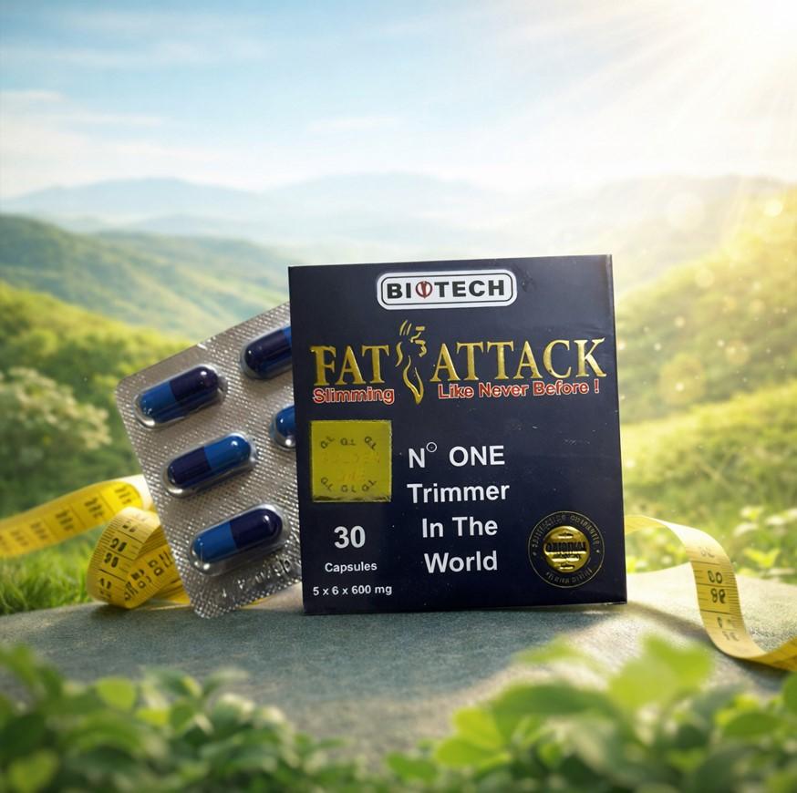 كبسولات فات اتاك للحصول على وزن مثالي 30 كبسولة الاصدار الجديد