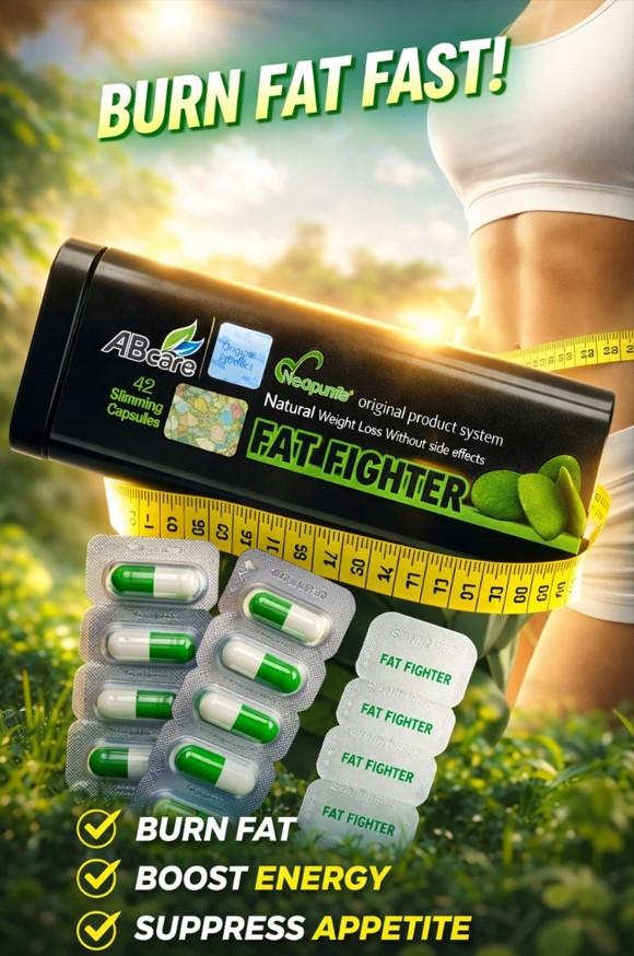 كبسولات  fat fighter المنتج الاقوي في نزول الوزن بسرعة وامان