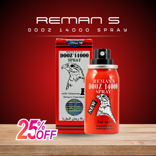 Remans Dooz Red 14000 Delay Spray 45ml For Men In Sukkur | 03000126971
