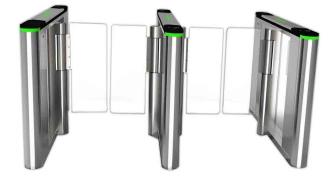 بوابة مرور افراد بوابات امنية ذكية بوابه دخول و خروج