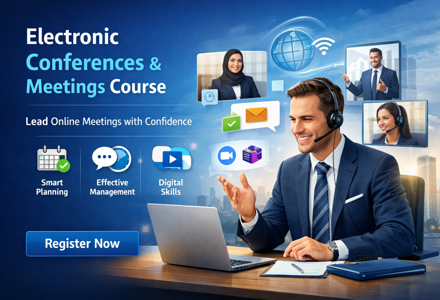 💻 Electronic Conferences & Meetings Course