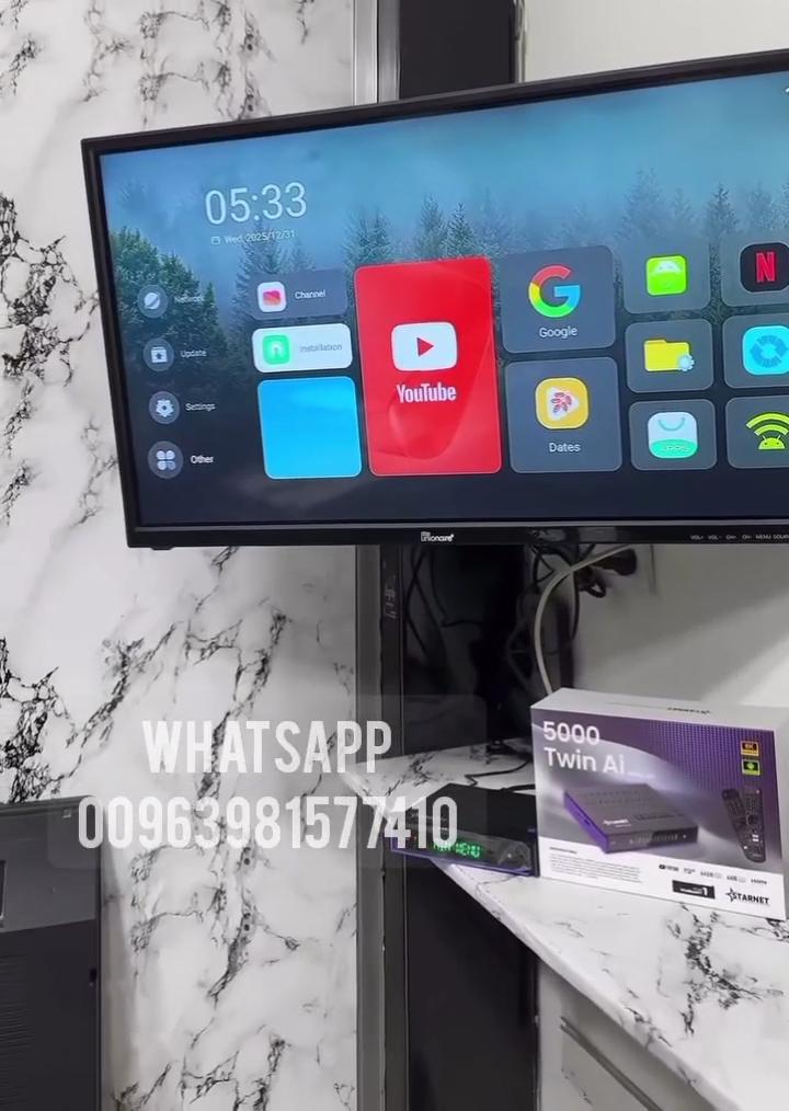 STARNET 5000 TWIN AI 8K ANDROID FOREVER CPU AMLOGIC S905 X5