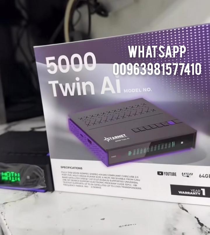 STARNET 5000 TWIN AI 8K ANDROID FOREVER CPU AMLOGIC S905 X5