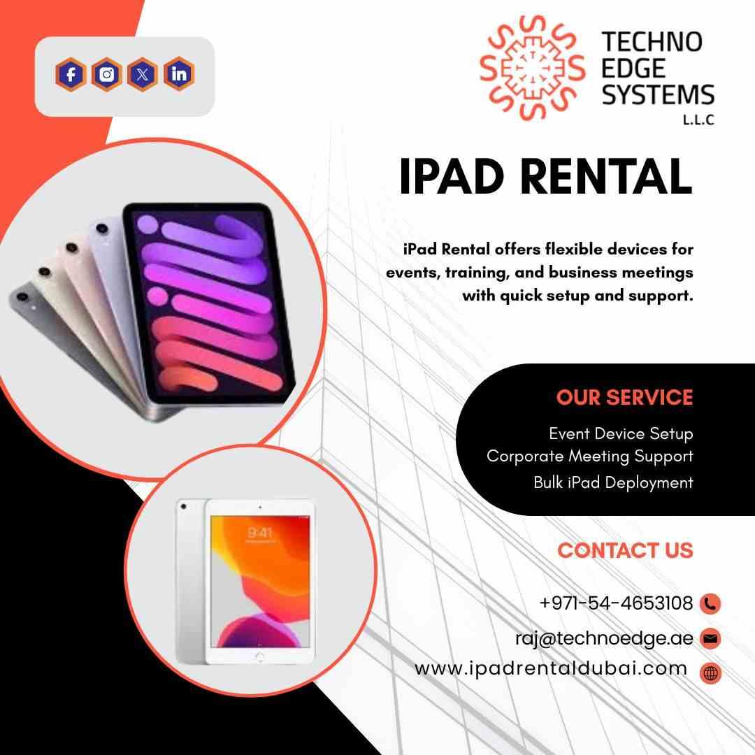 How Does iPad Rental UAE Boost Events?