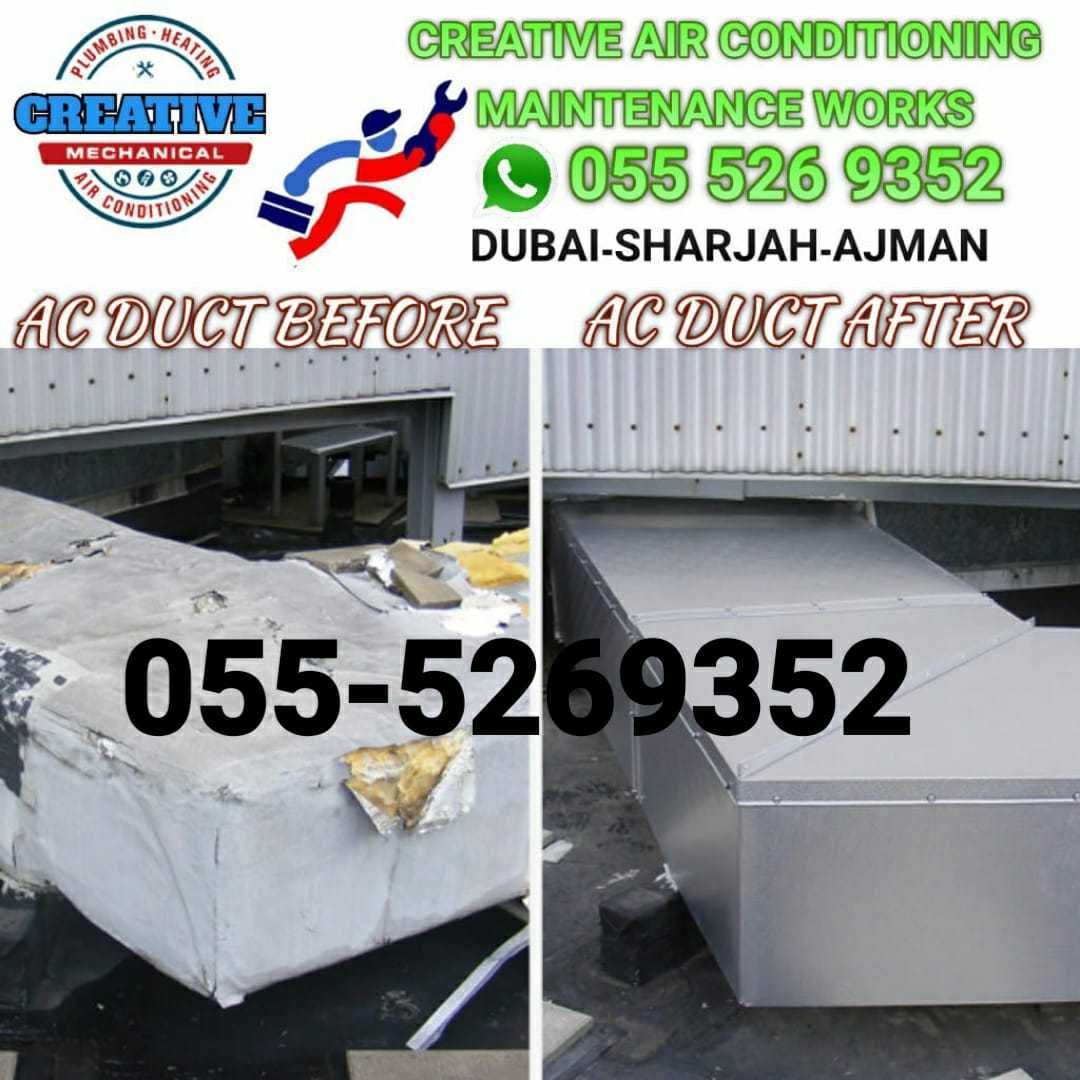 aluminum duct cladding company dubai sharjah ajman