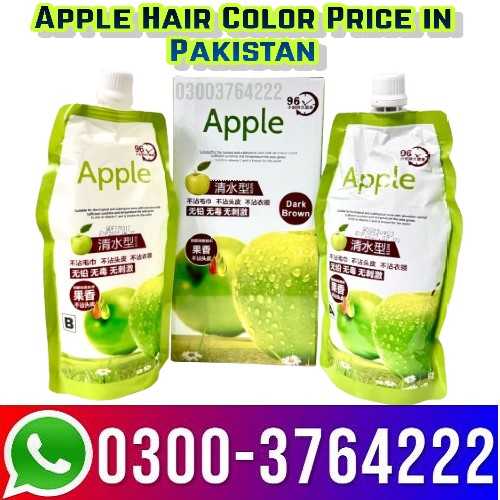 Apple Hair Color Price in Pakistan 03003764222 ✔ 100% Genuine Product.