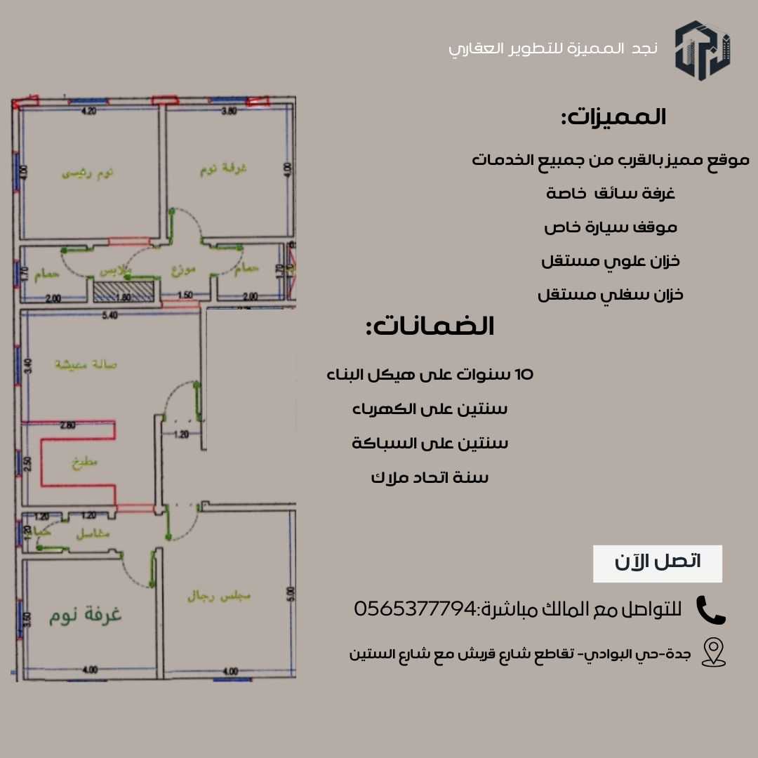 استفد بالفرصة الأن الشقة الأخيرة بمشروع البوادي