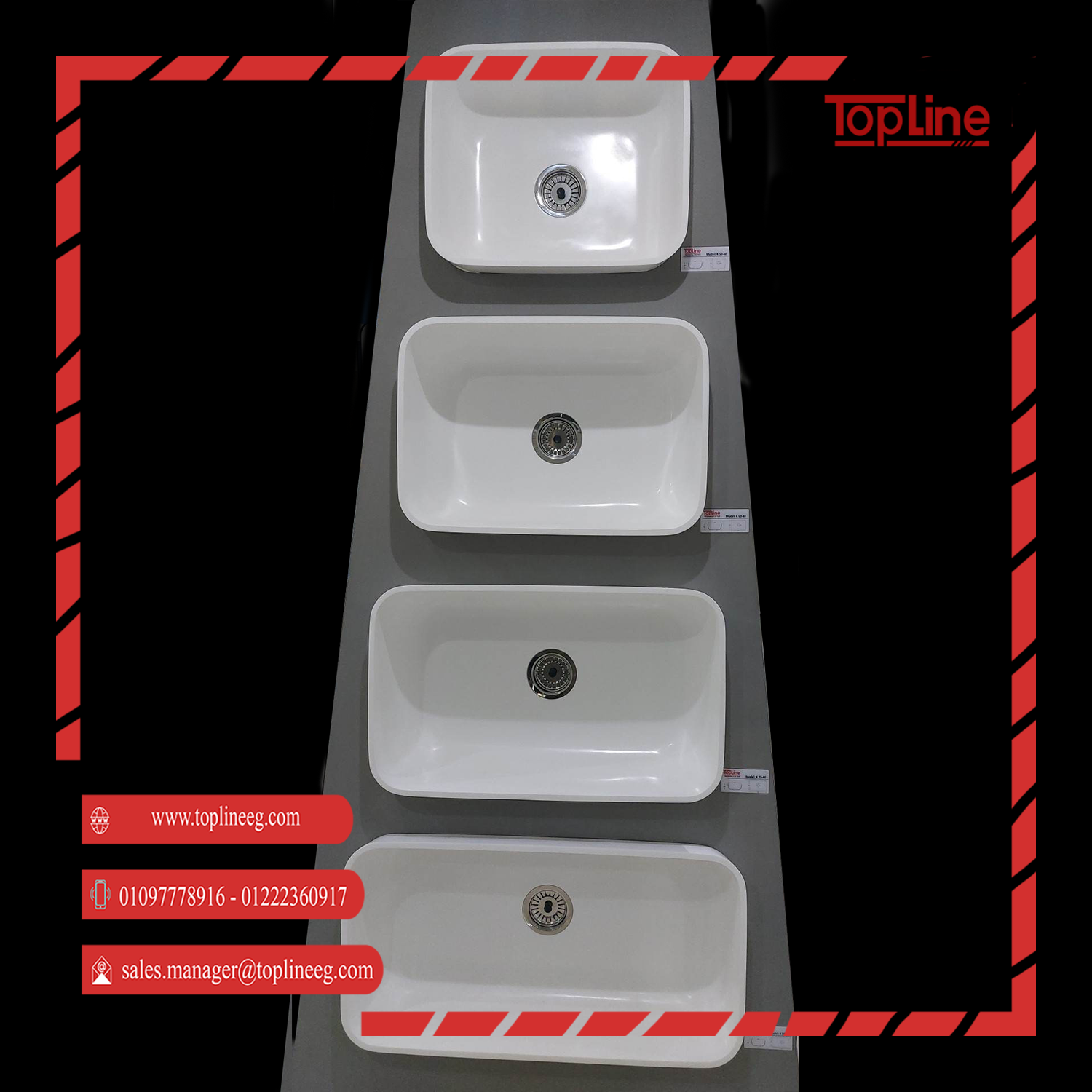 Basins – Corian sinks for kitchen & Bathroom