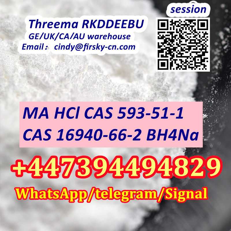 BH4Na CAS 16940/66/2/CAS 593/51/1 Methylamine hcl