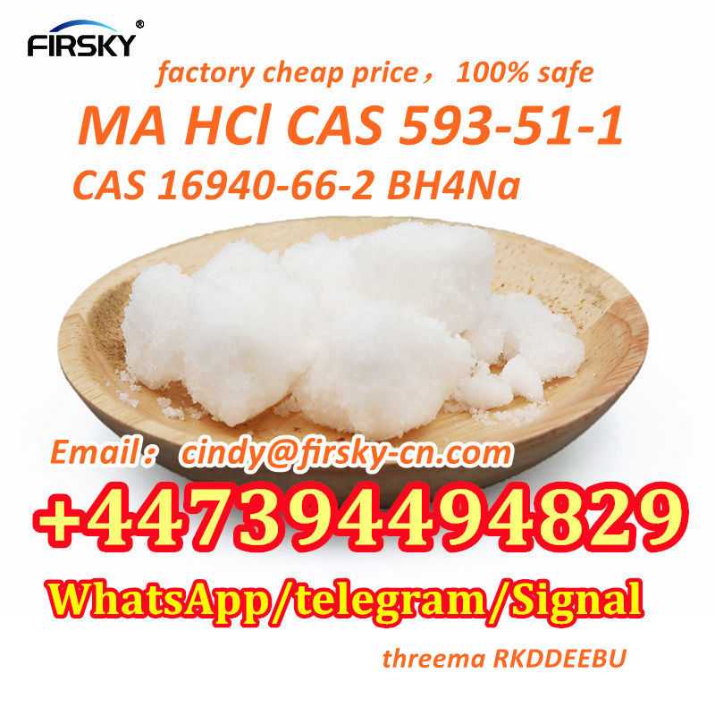 BH4Na CAS 16940/66/2/CAS 593/51/1 Methylamine hcl