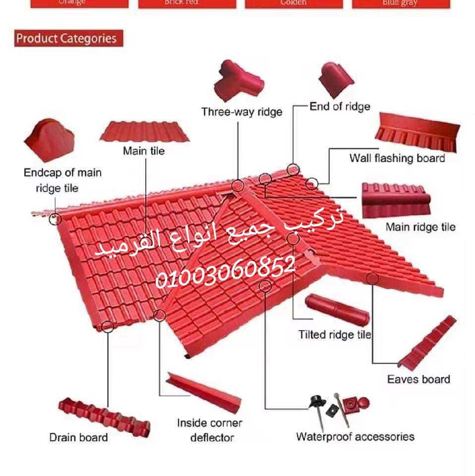 بيع قرميد بلاستيك الواح تركي والكوري 01003060852