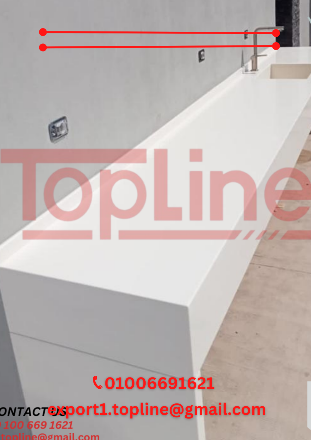 corian wall cladding and countertops