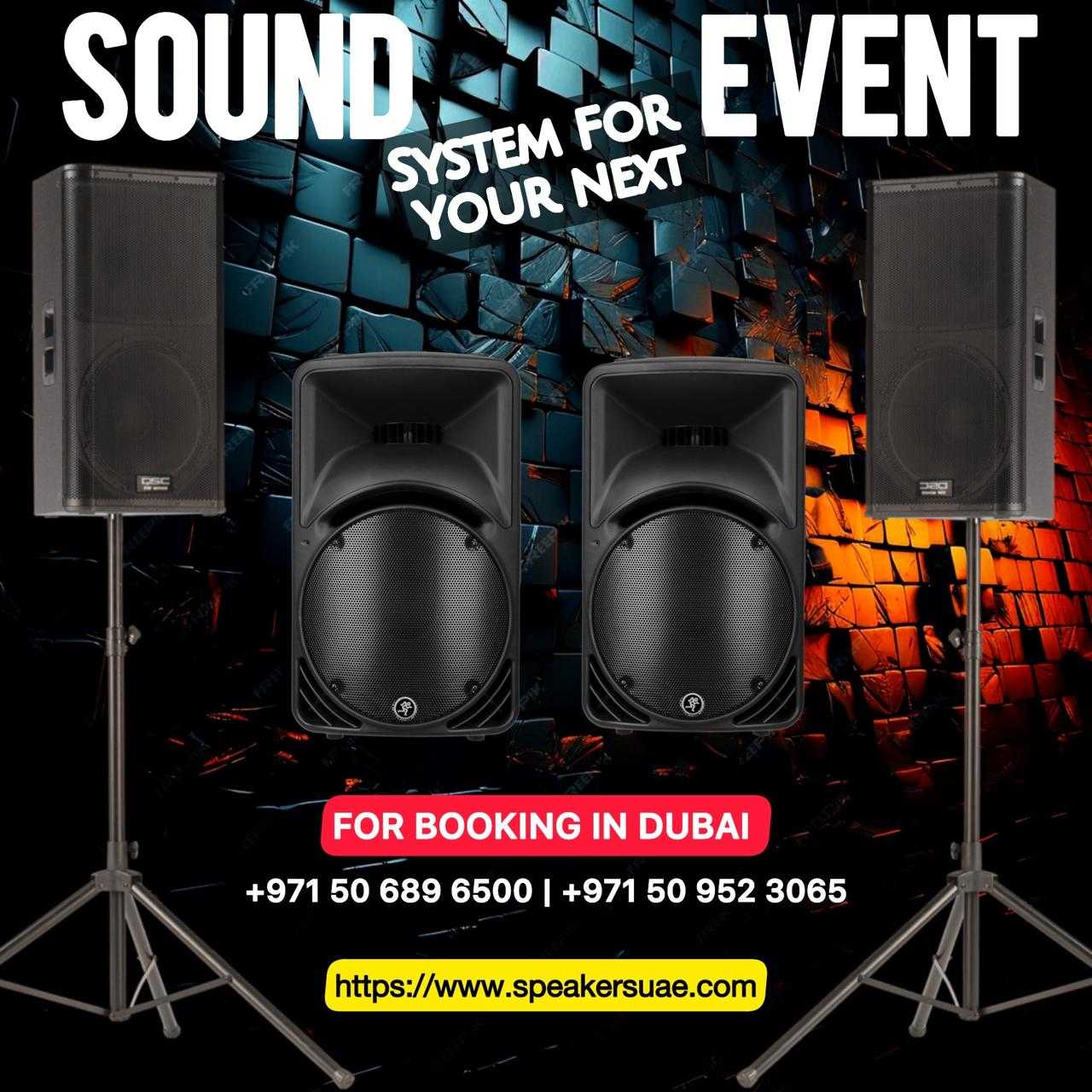 Dubai Speaker Rental | Speaker Rent in Al Rigga | Speaker On Rent Business Bay Dubai | Sound System