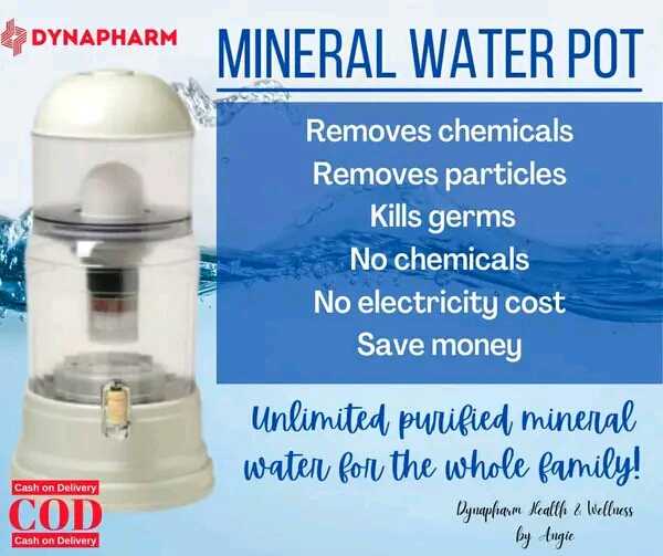 DYNAPHARM MINERAL WATER PURIFIER POT