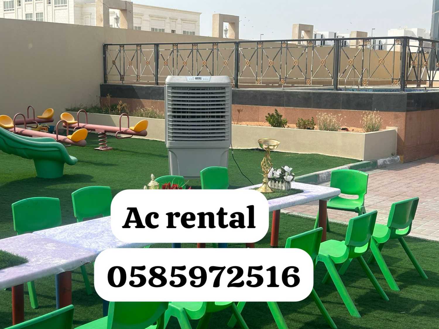 Event, Outdoor Air Cooler for rent in Sharjah UAE.