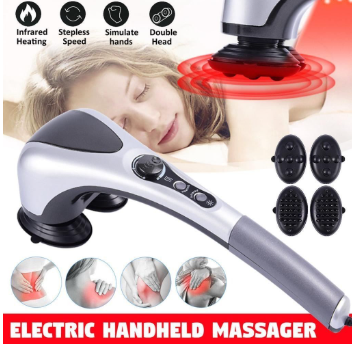 جهاز تدليك الجسم المزدوج double heads heating massager