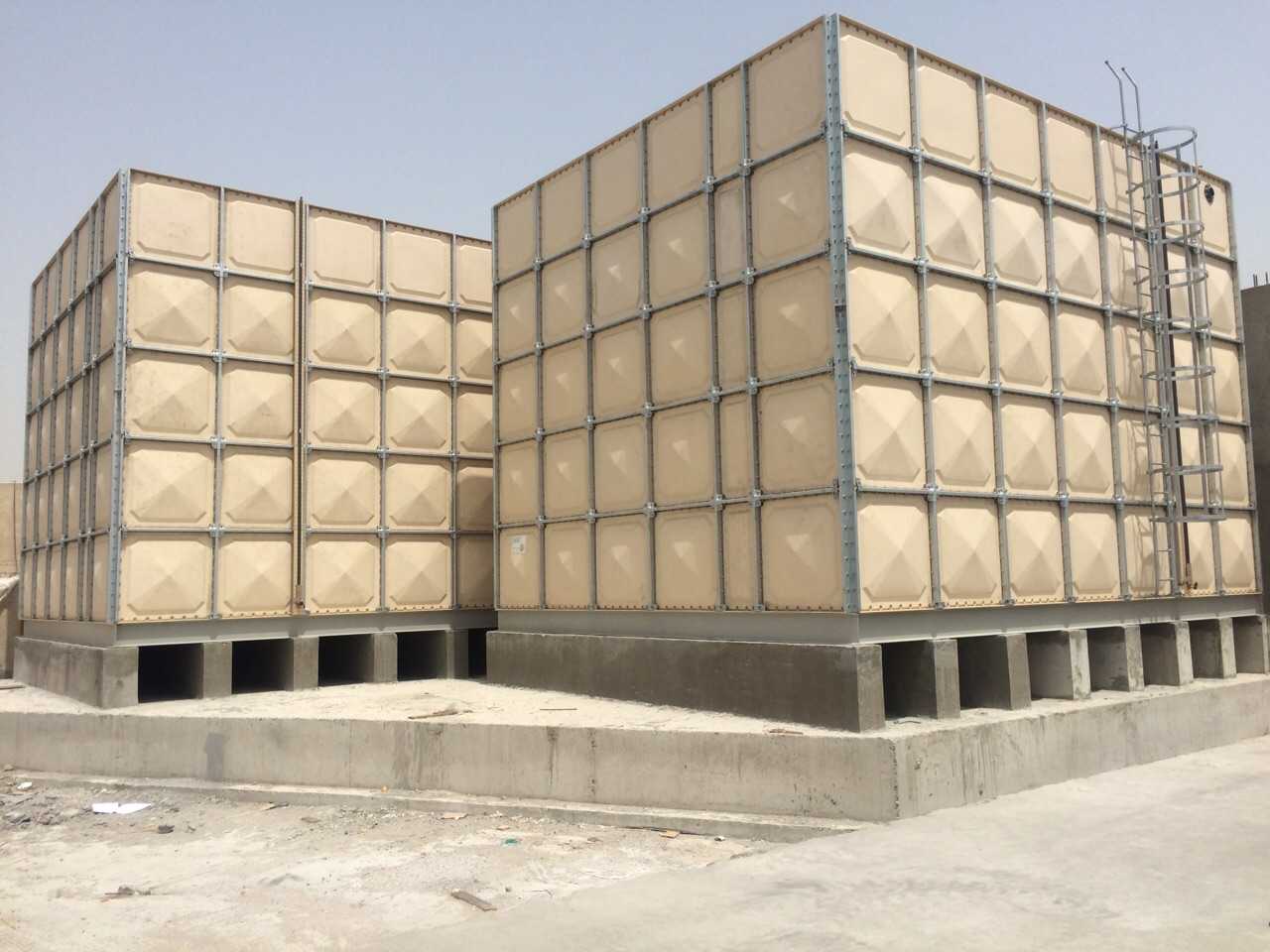 GRP panel type water tanks