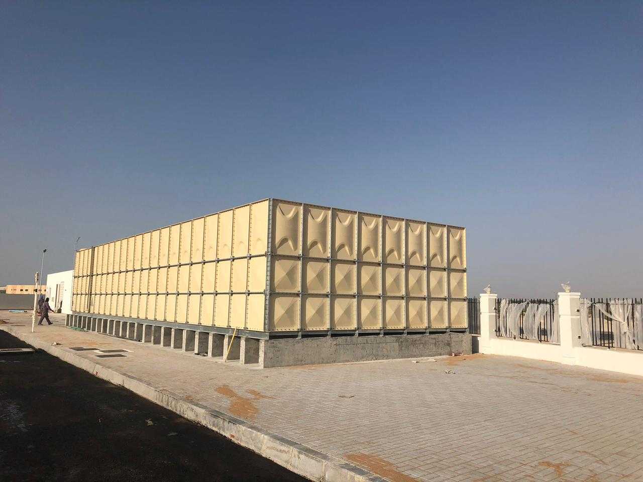 GRP panel type water tanks