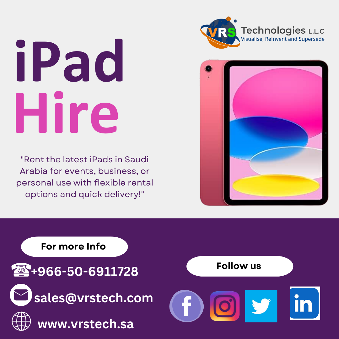 How iPad Hire Boosts Productivity for Short-Term Projects?