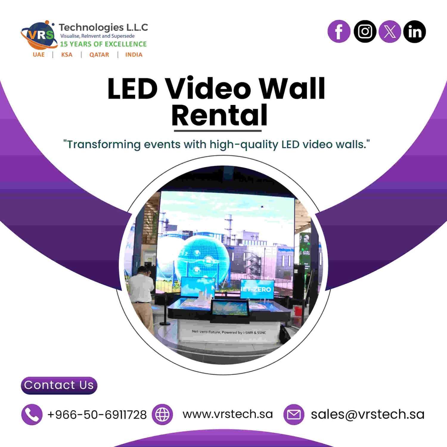 Key Benefits of LED Video Wall Rentas in Riyadh