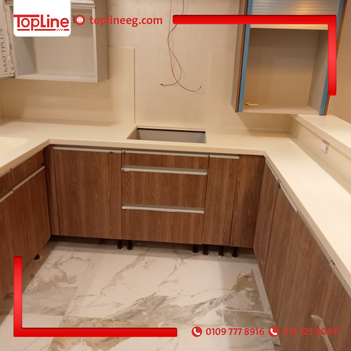 كوريان corian رخام صناعى مطابخ