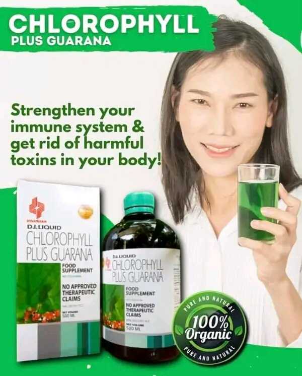 LIQUID CHLOROPHYLL PLUS GUARANA