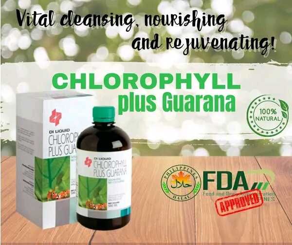 LIQUID CHLOROPHYLL PLUS GUARANA