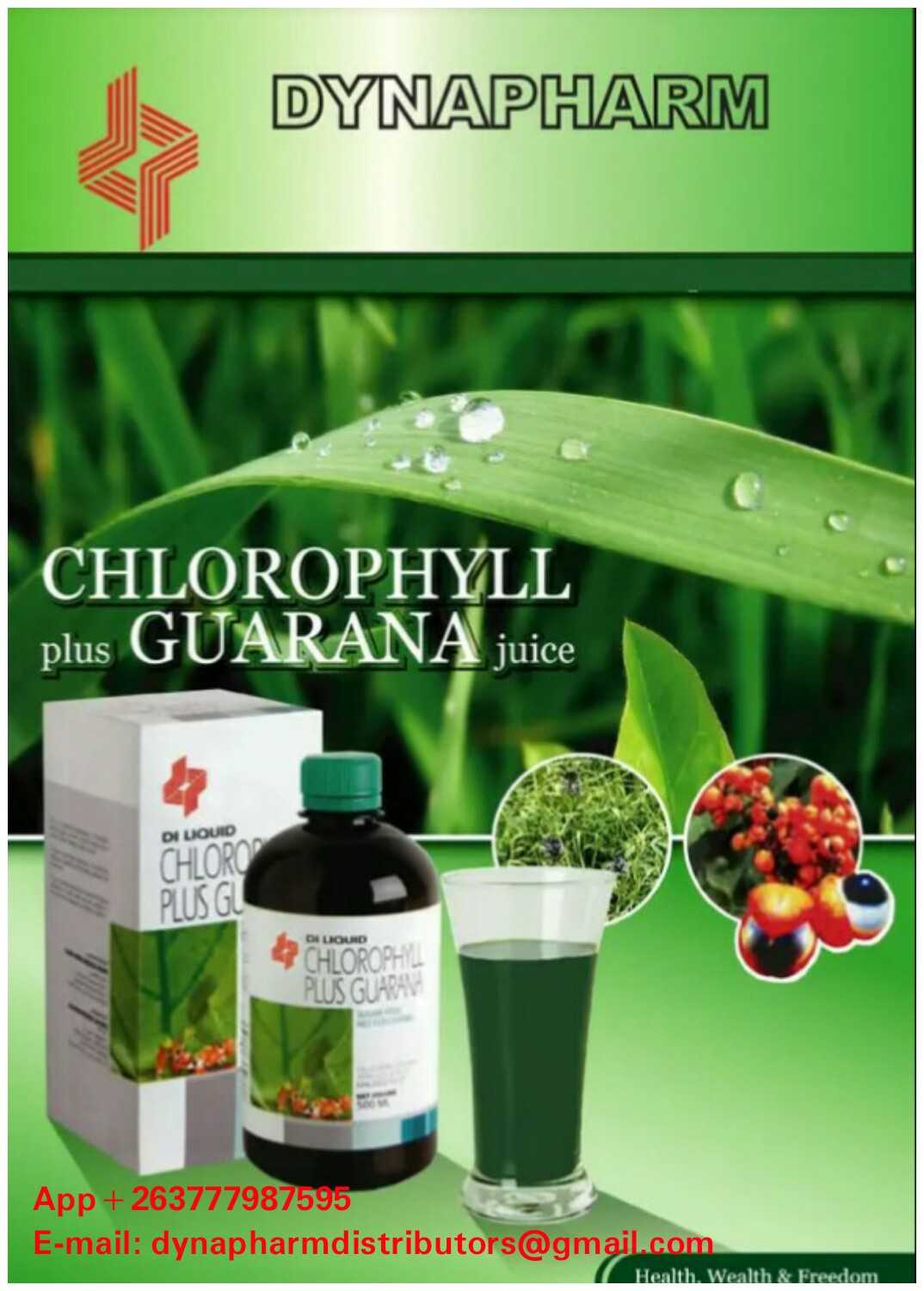 LIQUID CHLOROPHYLL PLUS GUARANA