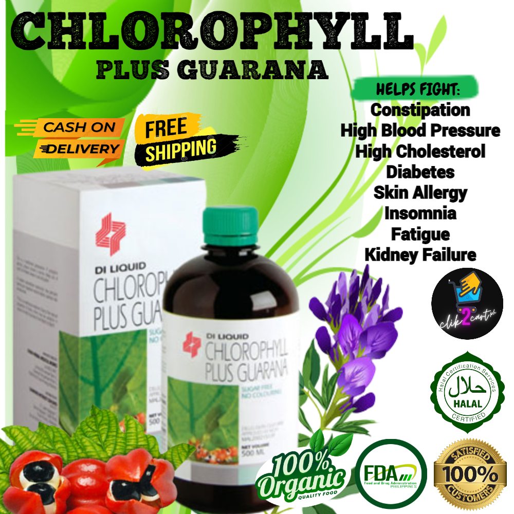 LIQUID CHLOROPHYLL PLUS GUARANA