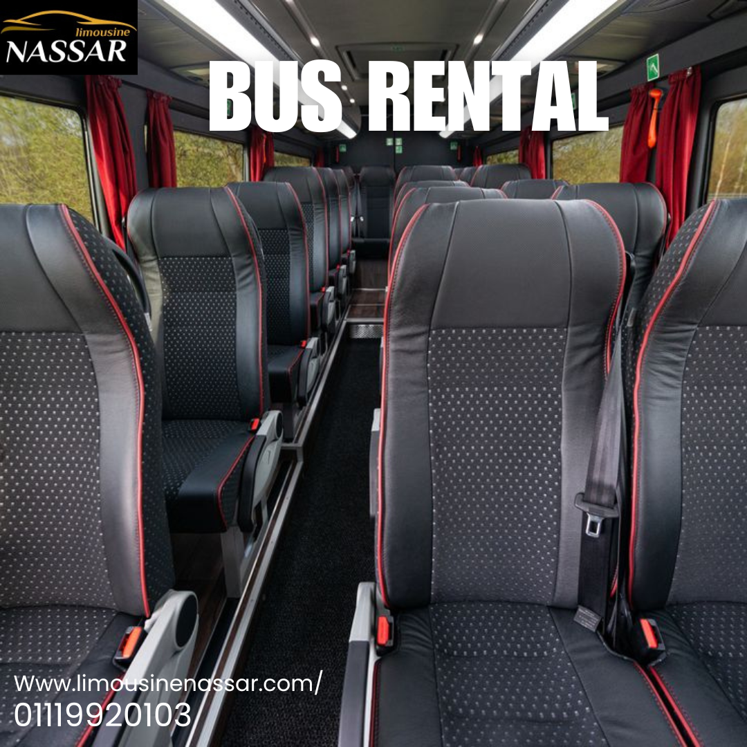 Luxury Mercedes Bus Rental for 50 Passengers | Airport Transfers | Group Tours | Egypt