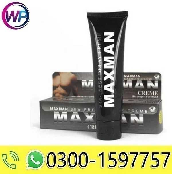 Maxman Delay Cream In Pakistan - 03001597757 Pakistan