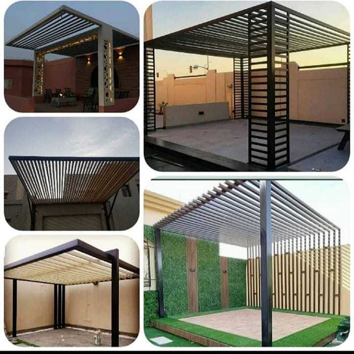 موسسه الجابري تقدم لكم برجوبات خشبيه وحديدية ولكسان وتصاميم متنوعه0555075626