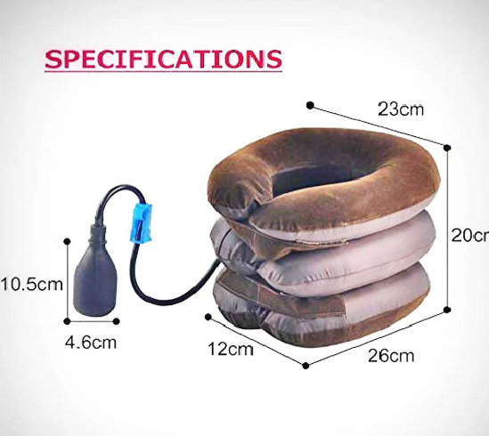 وسادة و مخدة الرقبة الهوائية لعلاج الام الرقبة