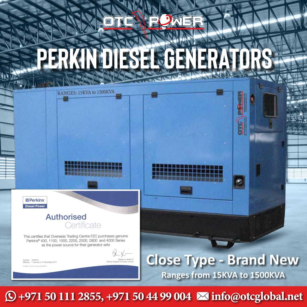 OTC Delivers Reliable Diesel Generators Across the UAE and Africa