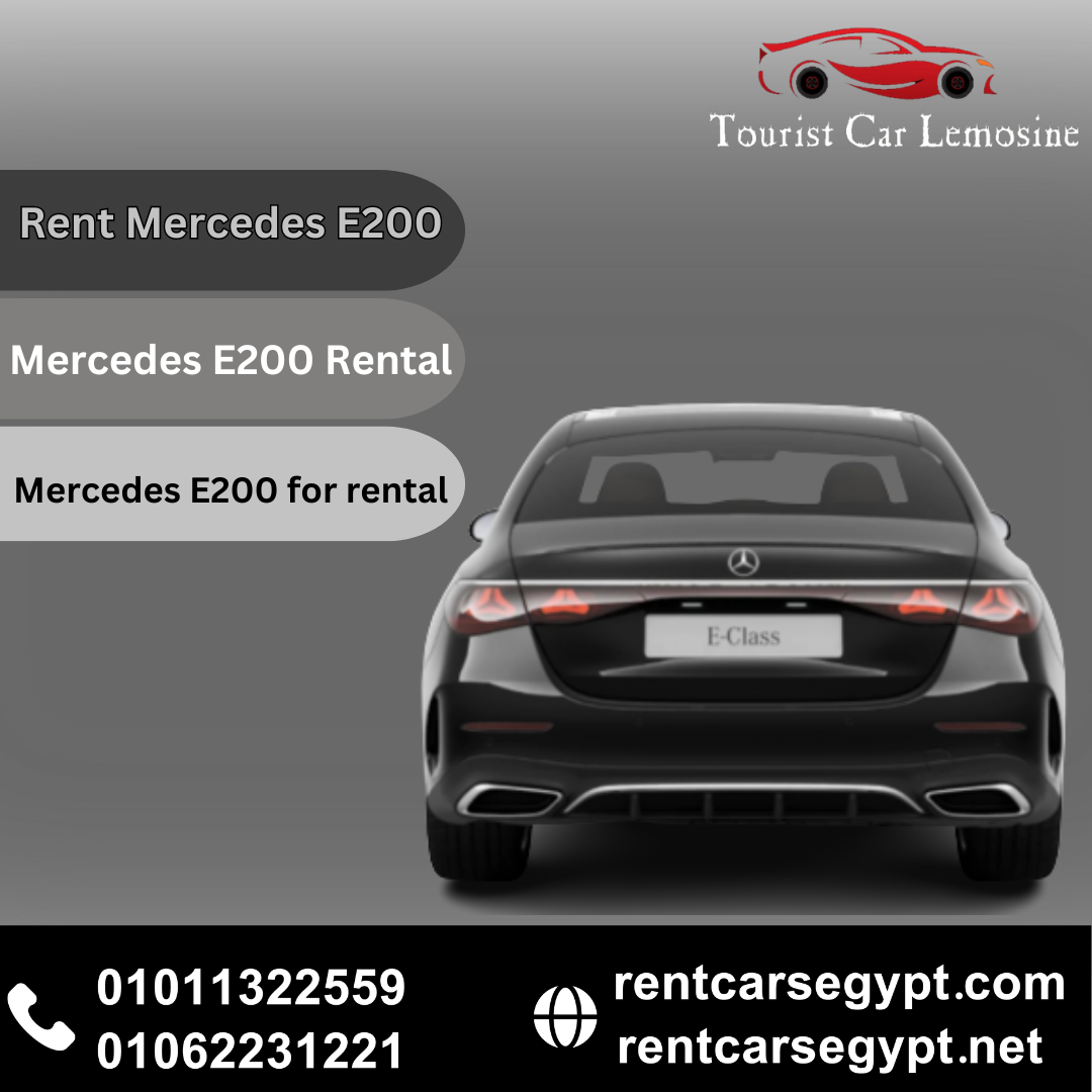 Rent a new Mercedes E200 car