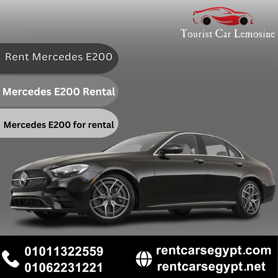 Rent a new Mercedes E200 car