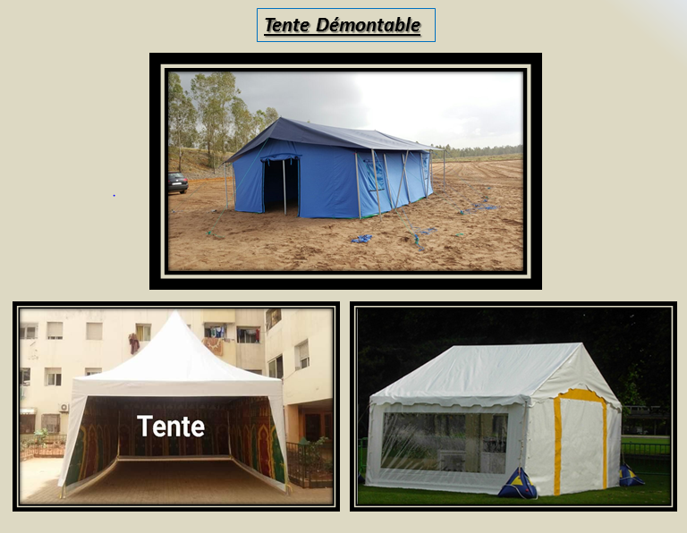 Tente démontable