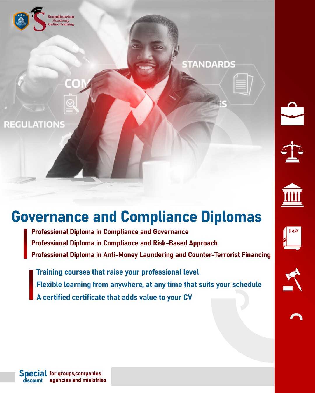 the Governance and Compliance Diploma by the Scandinavian Academy