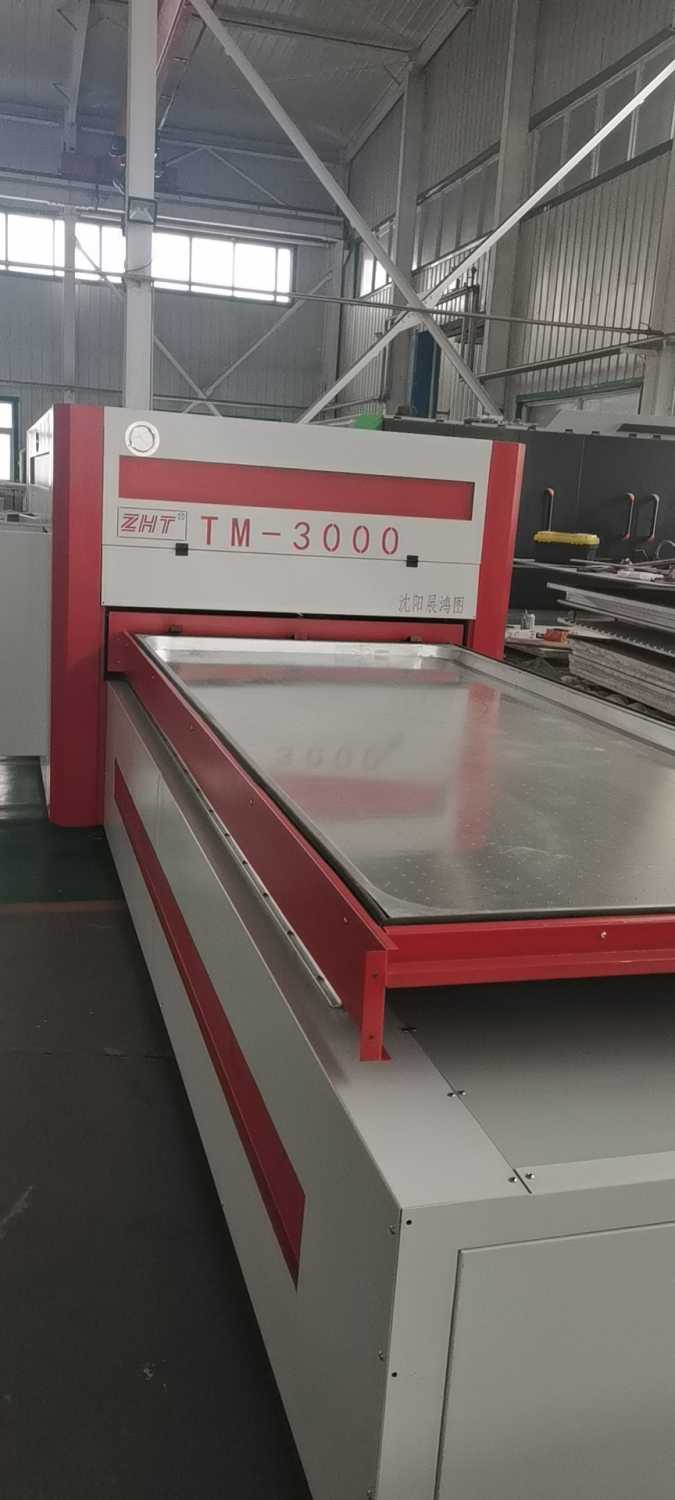 TM3000 Automatic Single Table PVC Foil Vacuum Film Press Woodworking Machine Furniture