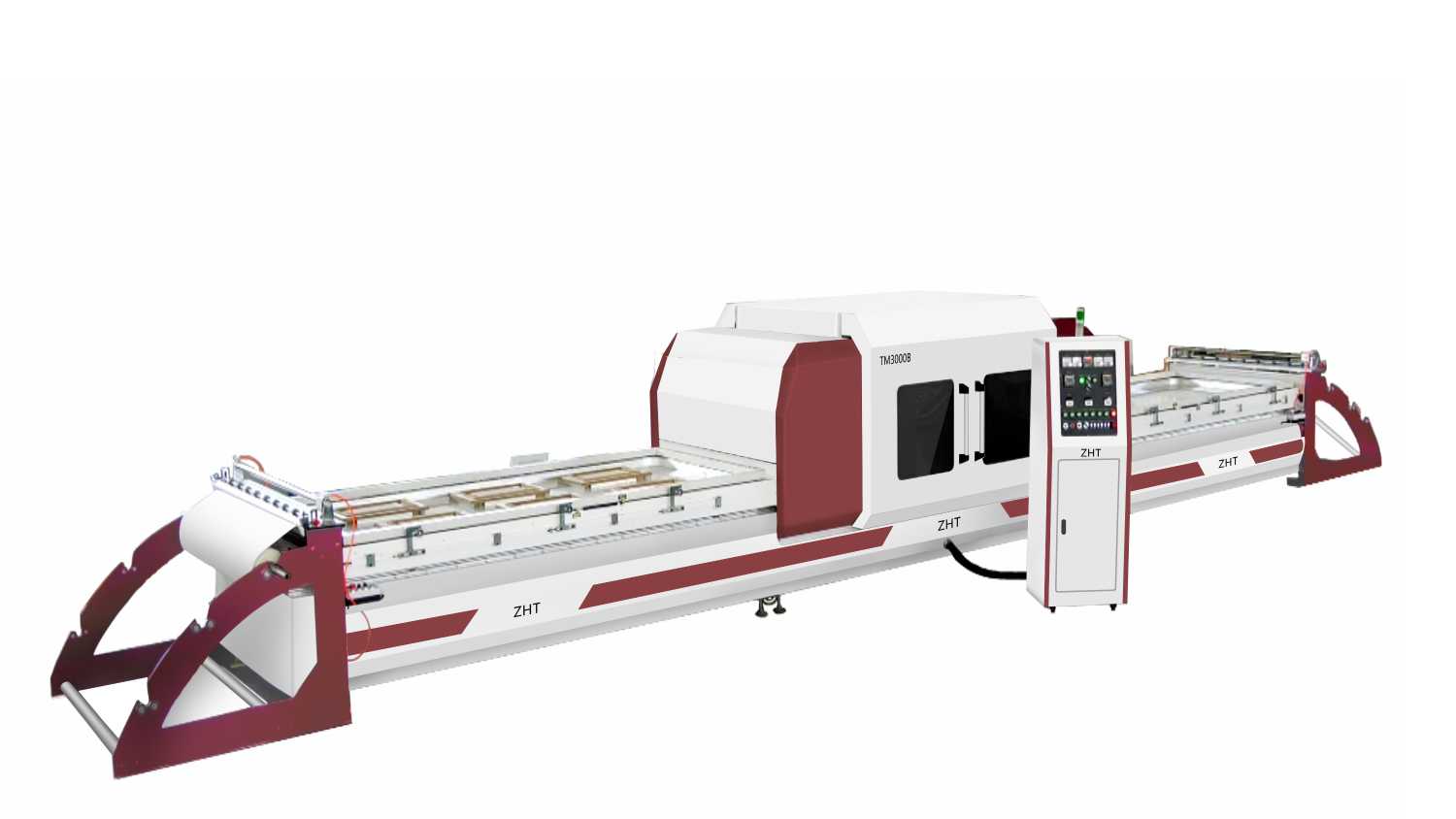 TM3000B Hot Press PVC Foil Film Vacuum Press Woodworking Machine