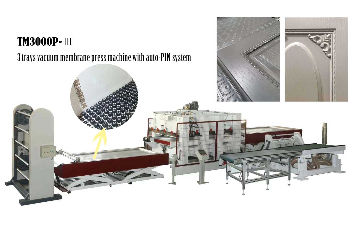 TM3000P-Ⅲ PIN system New Coming Durable Full-automated Vacuum Membranes Press