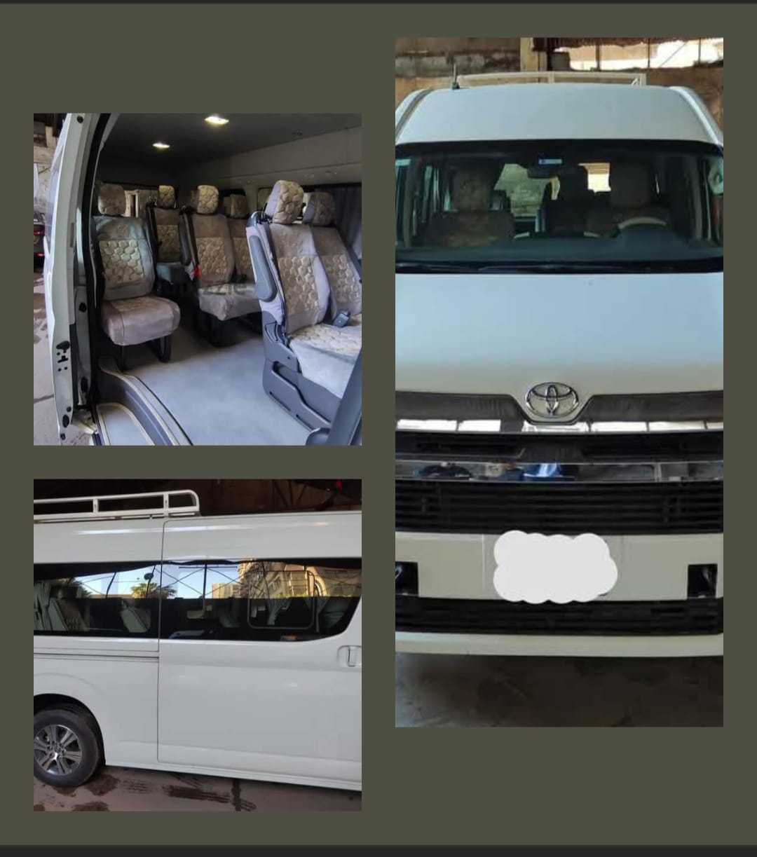 Toyota Hiace Tourist Rental Prices