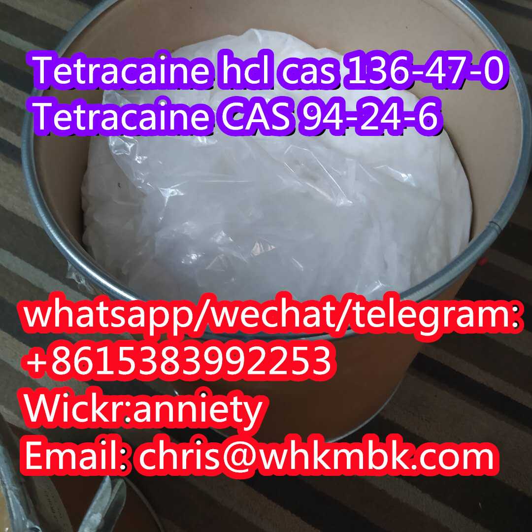 whatsapp/Telegram: +86 153 8399 2253 Tetracaine hcl cas 136-47-0 Tetracaine CAS 94-24-6