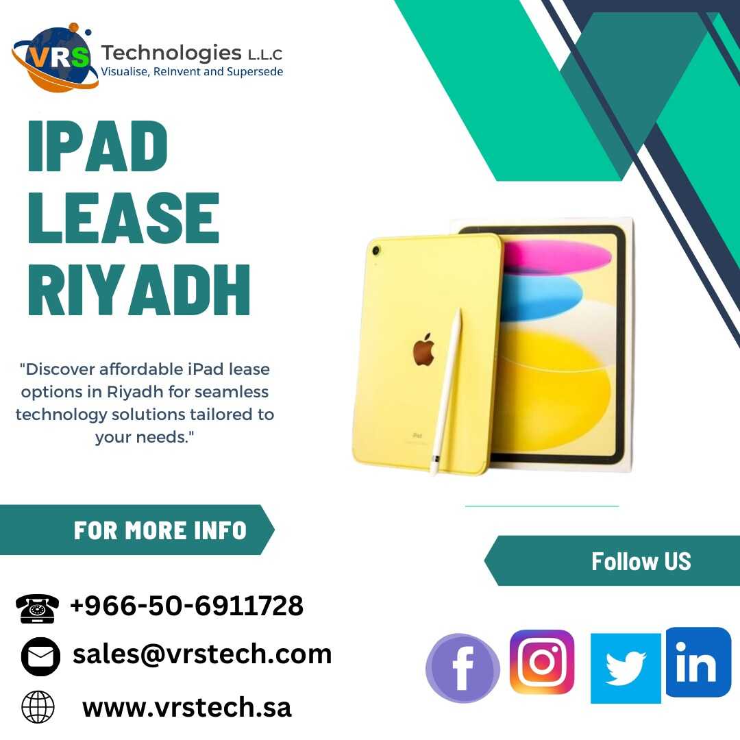 Why Choose iPad Lease Services in Riyadh for Your Business?